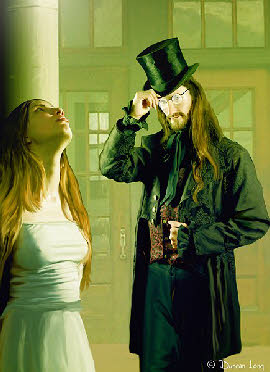 Horror book cover illustration by book cover artist and illustrator Duncan Long.