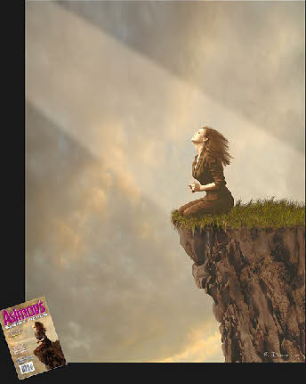 Mary's Vision - Magazine cover artwork by freelance cover artist and illustrator Duncan Long. Mary's Vision - Magazine cover artwork by freelance cover artist and illustrator Duncan Long.